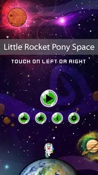 Little Rocket Pony Space Screen Shot 0