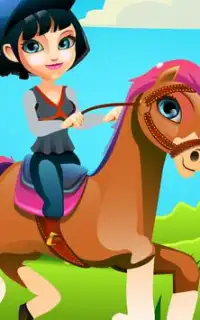 Kuda dan Melompat Permainan Screen Shot 0