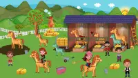 Pretend Play Village Life: Fun Farm in Little Town Screen Shot 3