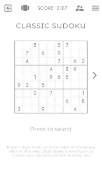Sudoku - Multiple Modes Screen Shot 0