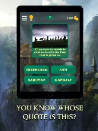 Lord of the Quiz - LOTR Fan Trivia Screen Shot 10