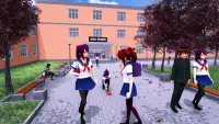 Permainan Gadis Anime: School Life Simulator Screen Shot 3