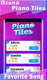 Ozuna -  Piano Tiles Screen Shot 0