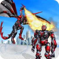 Flying Dragon Robot Transform Iron Robot Hero War