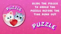 Kitty Puzzles Slide Screen Shot 0