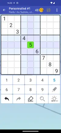 Sudoku - jeux logique puzzle Screen Shot 3
