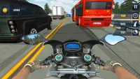 Extreme Highway Traffic Bike Race :Impossible Game Screen Shot 2