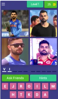 Cricketer Quiz Screen Shot 0