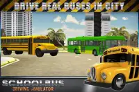 Schoolbus सिम्युलेटर 3 डी Screen Shot 4