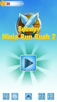 Subway Run Ninja Rush 2 Screen Shot 2