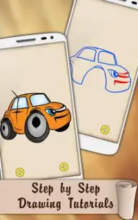 आसान ड्राइविंग कार्टून कारें Screen Shot 0