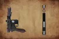 lightsaber vs blaster wars (thực tế hoạt hình) Screen Shot 7