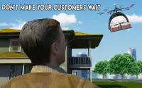 Uçan Drone Pizza Teslimat 3D Screen Shot 13