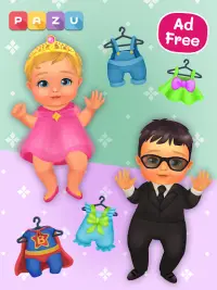 Schickes Baby 2 - Anzieh- und Babypflege-Spiele Screen Shot 9
