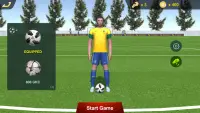 フットボールシューティングゲーム - フリーキック Screen Shot 1