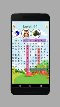 Kids Picture Word Search Game Screen Shot 2