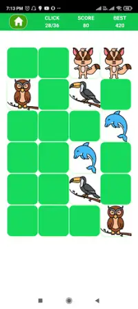 Brain Games, Pair it, Sliding puzzle, Guess Number Screen Shot 1