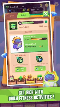 Fit Tycoon - idle clicker game Screen Shot 1