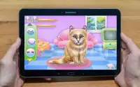 Trò chơi chăm sóc mèo Kitty 🐈 Screen Shot 5