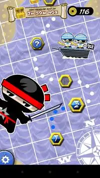 Ninja Raft Screen Shot 2