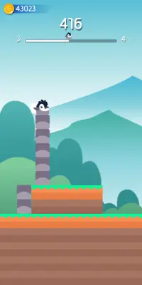 Stacky Animal: Hyper Casual Flying Animal Game Screen Shot 2