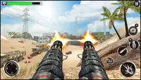 simulasi gun: permainan tentera tembakan perang Screen Shot 5