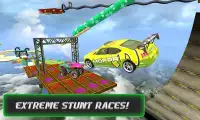 Imposible Car Stunts Racing: Crazy Car Stunts 3D Screen Shot 0