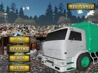 3D samochód gry na śmieci Screen Shot 1