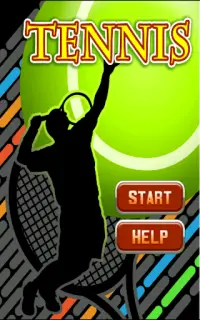 Tennis Game Screen Shot 0