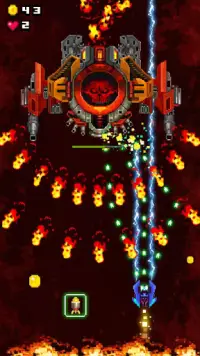 Retro Space War: Galaxy Attack Space Shooter Games Screen Shot 1