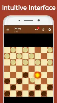 Pocket Checkers : Ultimate Draughts Game Screen Shot 2