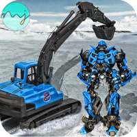 Arena Excavador Grúa Transformar Robot Juegos