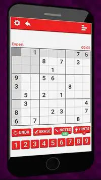 Sudoku Red: sudoku gra za darmo Screen Shot 0