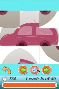 coches Puzzle Screen Shot 2