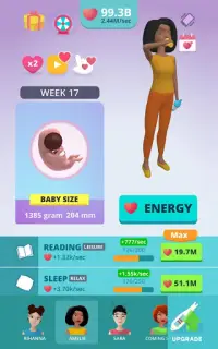 엄마와 아기 - 3D 임신 시뮬레이터 Screen Shot 14