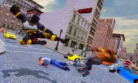 Grand Panther Flying Superhero City Battle Screen Shot 2
