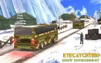 Army Camouflage Bus Driving 3D 2018 Screen Shot 3
