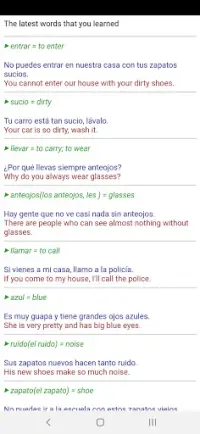 Learn Spanish from scratch Screen Shot 2
