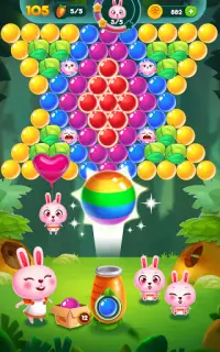 Bubble Bunny: Animal Forest Shooter Screen Shot 19