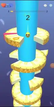 Helix Jump Tower Pineapple Screen Shot 2