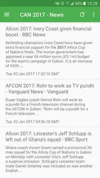 App for AFCON Football 2017 Screen Shot 0