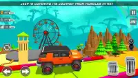 4x4 Jeep Driving Over Препятствия Наклонный путь Screen Shot 3