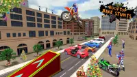 Bike Stunt: Extreme Roof Drive Screen Shot 11