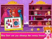 Принцесса Кукольный Дом Игры на уборку и украшение Screen Shot 3
