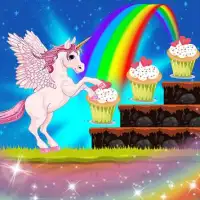 Unicorn runner for girls Screen Shot 0