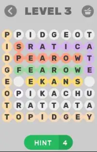 Find Words Game for Pokemon Screen Shot 3