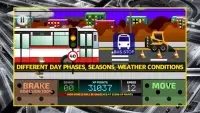 City Bus Driving Simulator 2D - coach driver sim Screen Shot 5