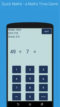 Quick Maths Screen Shot 0