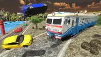 Real Train vs Car Racing 2018 - Car Driving Games Screen Shot 3