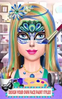 malowanie twarzy i makijaż salonów i gier makeover Screen Shot 5